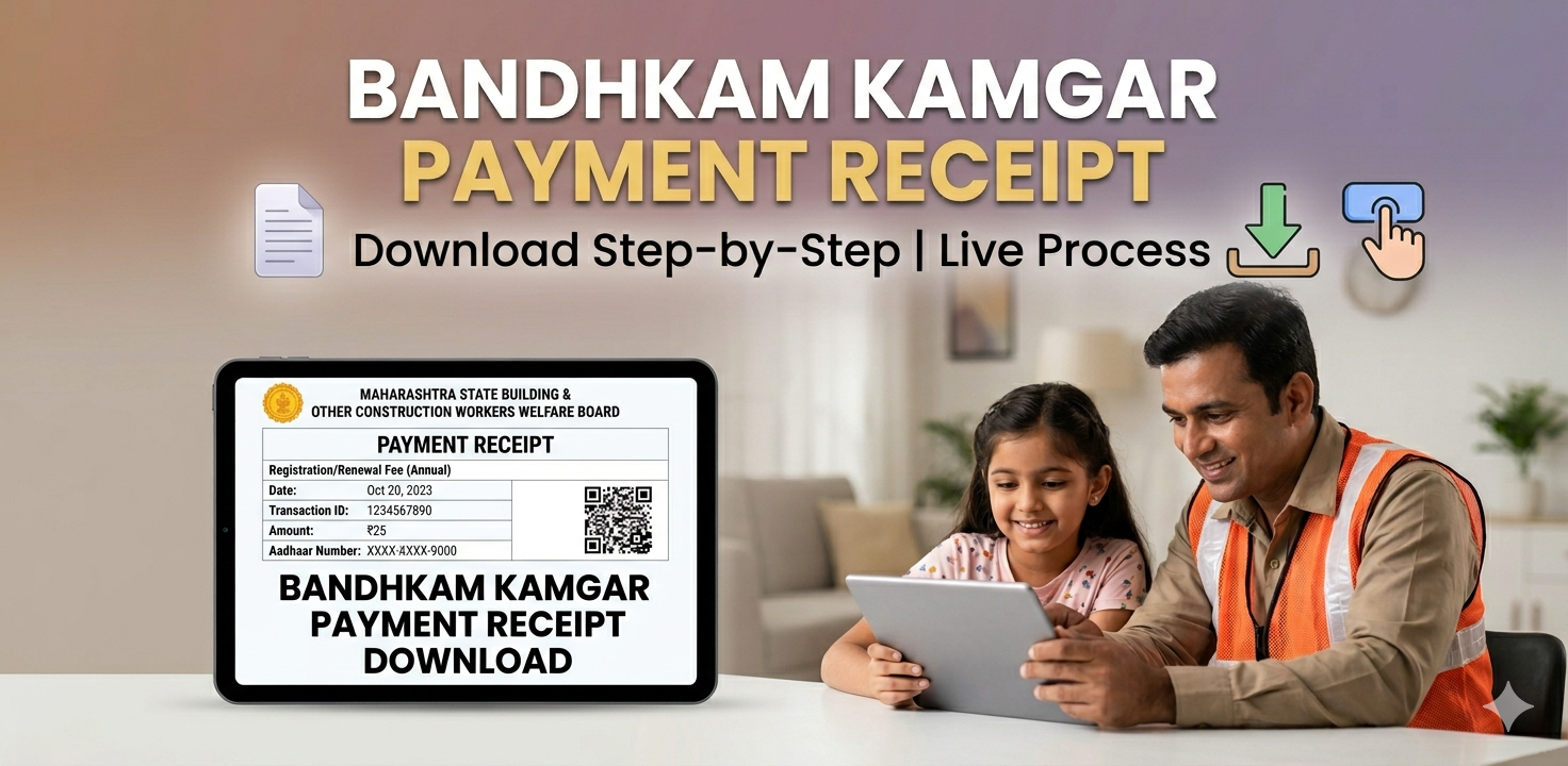 Bandhkam kamgar payment receipt download