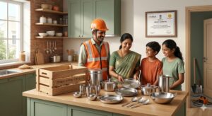bandhkam kamgar mofat bhandi yojana